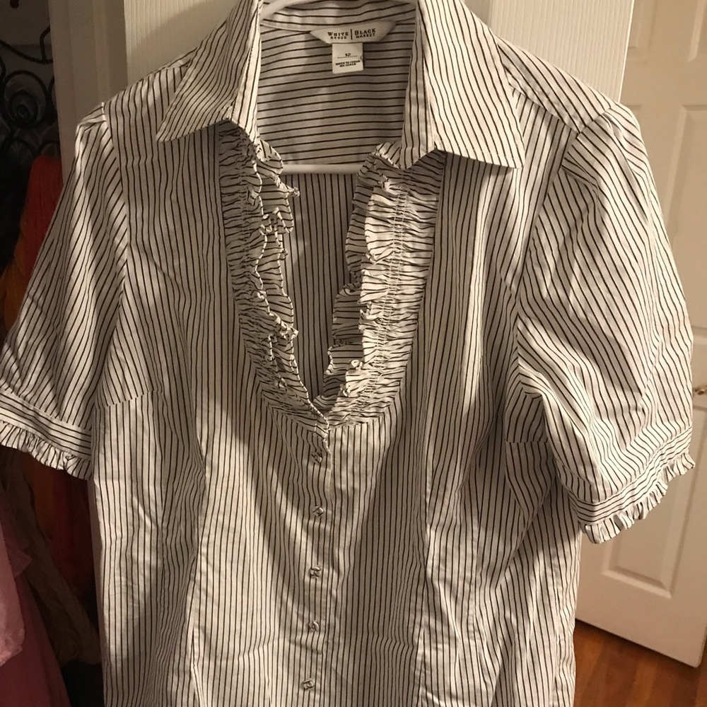 Button down work blouse